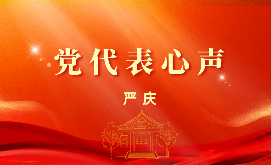 【黨代表心聲】嚴慶：定位明確，進位有路，確位有望